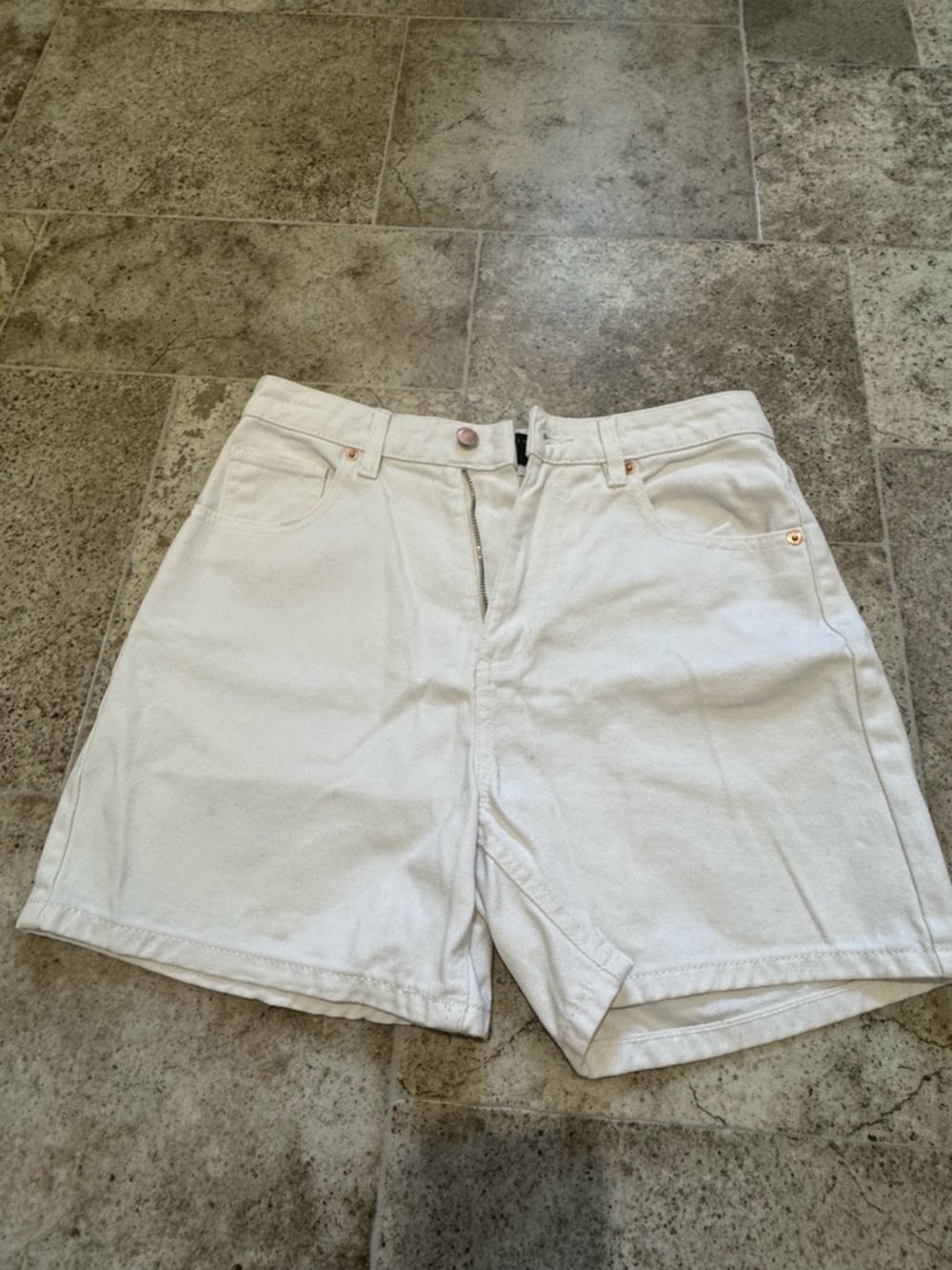 ASOS White Denim Jean Shorts